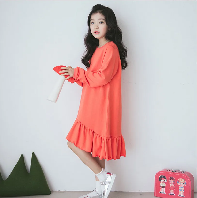 4-14 Korea Girl Dress 2018 Autumn Kids Party Dresses Long Sleeve Children Princess Dress Fashion High-grade Kids Clothing
4-14 Korea Girl Dress 2018 Autumn Kids Party Dresses Long Sleeve Children Princess Dress Fashion High-grade Kids Clothing