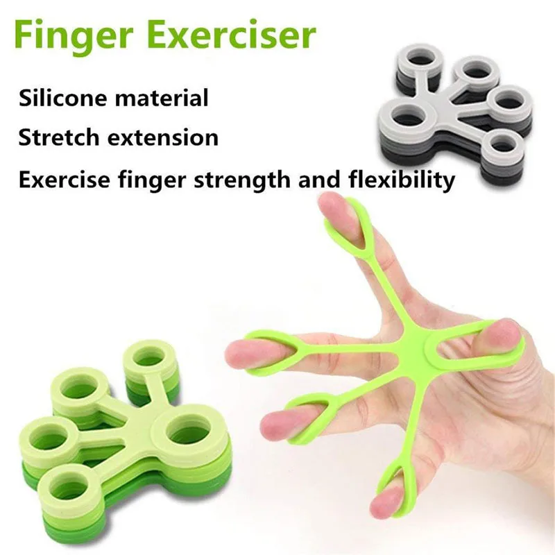 Silicone Finger Gripper Strength Trainer Resistance Band Hand Grip Wrist Yoga Stretcher Finger Expander Exercise Finger Trainer
Silicone Finger Gripper Strength Trainer Resistance Band Hand Grip Wrist Yoga Stretcher Finger Expander Exercise Finger Trainer