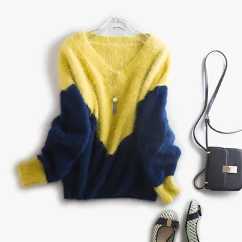 LOVELYDONKEY genuine mink cashmere sweater women cashmere pullovers knitted pure mink free shippingM1038
LOVELYDONKEY genuine mink cashmere sweater women cashmere pullovers knitted pure mink free shippingM1038