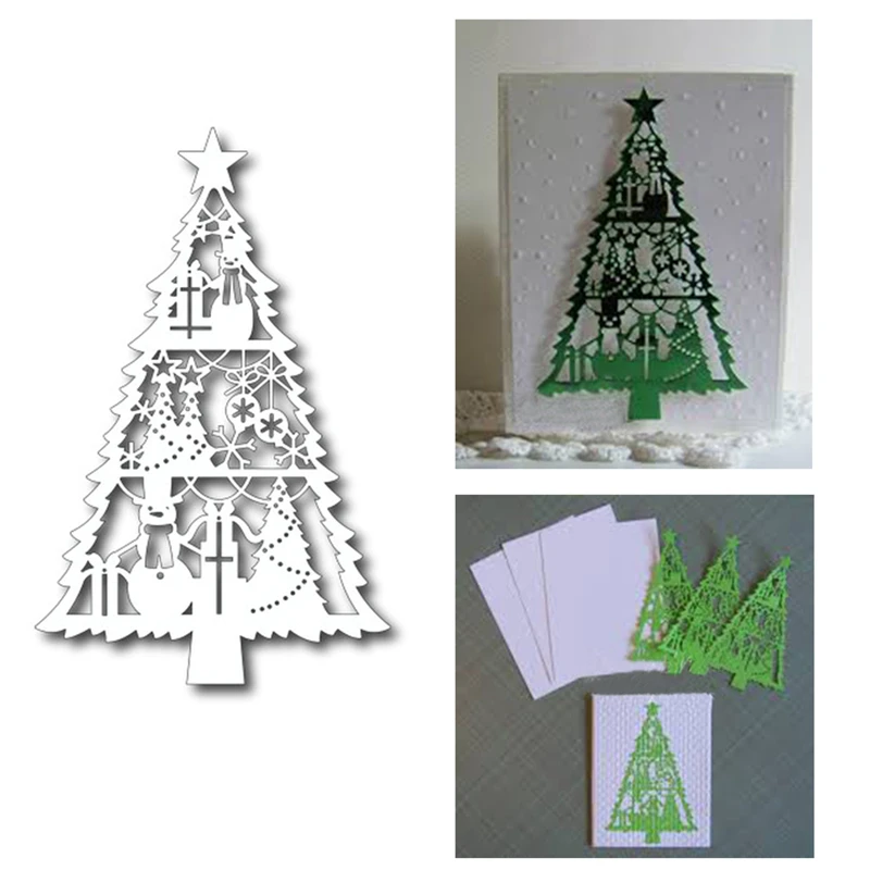 CJCrafts Holiday Spirit Tree Metal Cutting Dies for Scrapbooking DIY Album Embossing Paper Christmas Tree Dies Crafts Stencil
CJCrafts Holiday Spirit Tree Metal Cutting Dies for Scrapbooking DIY Album Embossing Paper Christmas Tree Dies Crafts Stencil