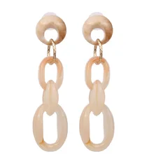 LEADERBEADS Women's Trendy Acrylic Long Dangle Earrings For Summer Beach Pendant Jewelry Girl's Simple Resin Drop Earrings
LEADERBEADS Women's Trendy Acrylic Long Dangle Earrings For Summer Beach Pendant Jewelry Girl's Simple Resin Drop Earrings