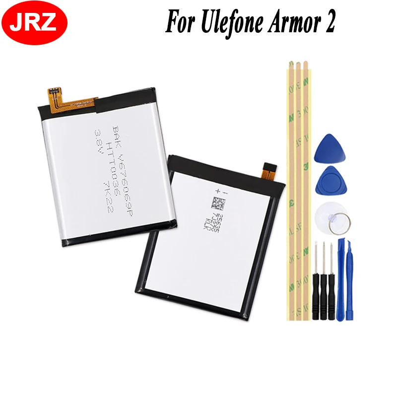 Фото JRZ для Ulefone Armor 2 Аккумулятор телефона 4700 мАч Высокая емкость 3 8 в