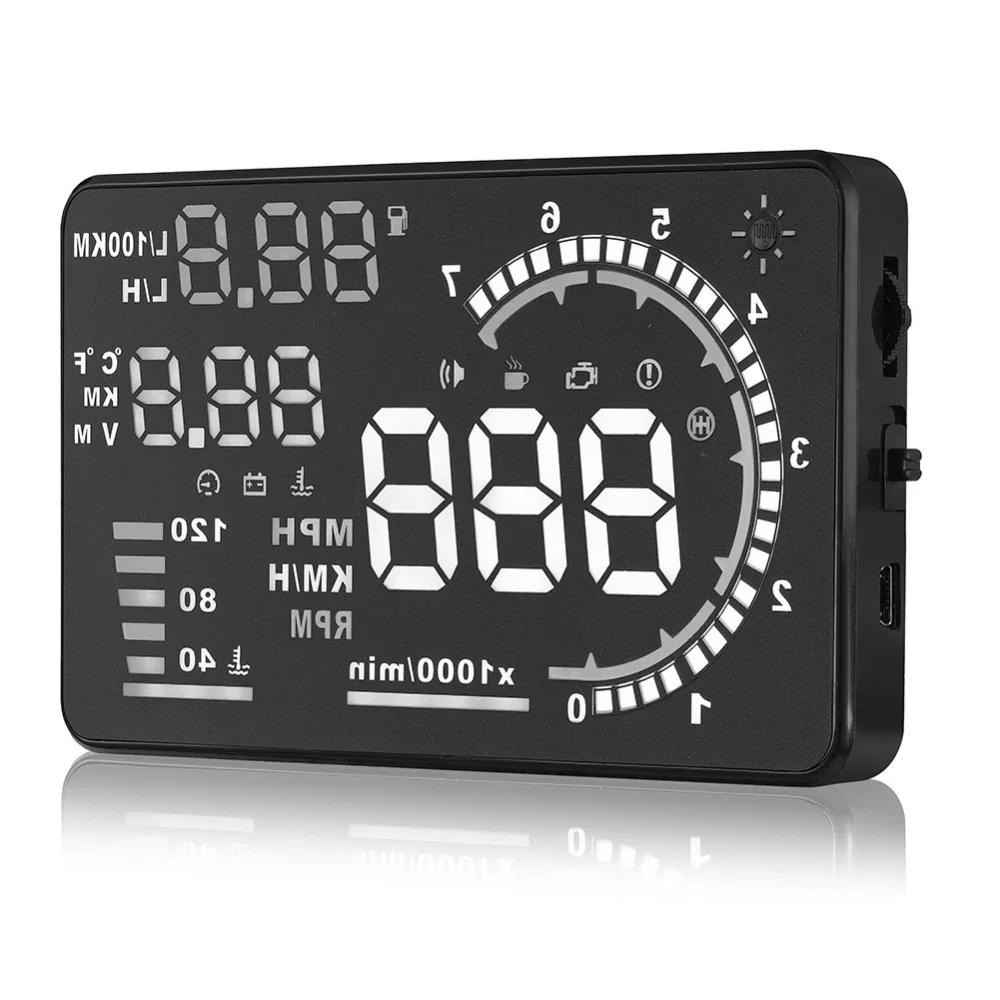 Car A8 HUD Head Up Display Monitor Overspeed Warning Windshield Windshield Project
Car A8 HUD Head Up Display Monitor Overspeed Warning Windshield Windshield Project