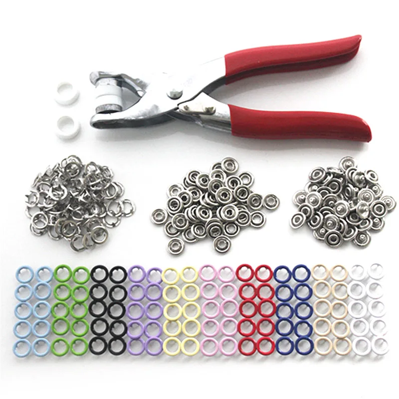 100 Sets 10 Colors Metal Prong Snap Buttons Press Studs Sewing Craft Fastener Snap Baby Romper Buckle Craft Tool Buttons 9.5mm
100 Sets 10 Colors Metal Prong Snap Buttons Press Studs Sewing Craft Fastener Snap Baby Romper Buckle Craft Tool Buttons 9.5mm