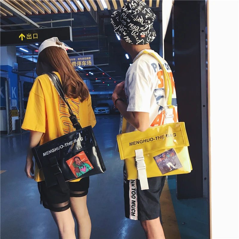 Menghuo Brand European Designer Crossbody Bags Motorcycle Shoulder Messenger Bag Women PU Leather Handbags for Cool Girls Boys (60)
