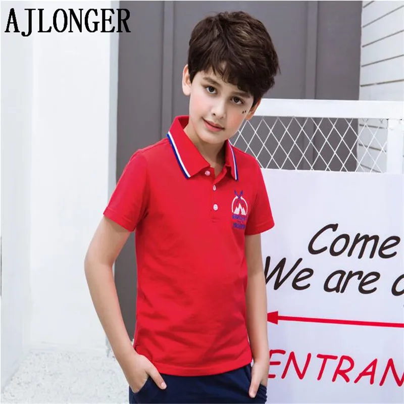 AJLONGER Children's Short Sleeve Polo Shirt Clothes Summer Boys New Fashion Kids Polo Shirts 5-14 Years
AJLONGER Children's Short Sleeve Polo Shirt Clothes Summer Boys New Fashion Kids Polo Shirts 5-14 Years
