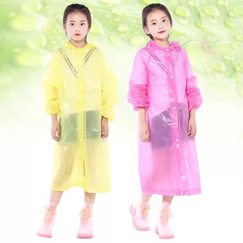 Raincoat for Children Rain Poncho Cover Girls Boys Rainwear Waterproof Cloaks Transparent Disposable Impermeable Kids Coat 
Raincoat for Children Rain Poncho Cover Girls Boys Rainwear Waterproof Cloaks Transparent Disposable Impermeable Kids Coat