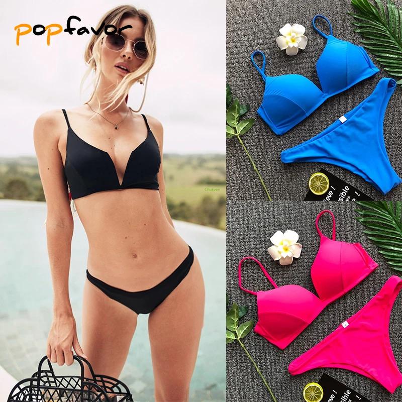 POPFAVOR Brand Bikinis Set Solid Swimsuit Sexy Bathing Suit Women SWimsuit 2018 Push Up Bikini Low Waist Women Bathers Swimsuit
POPFAVOR Brand Bikinis Set Solid Swimsuit Sexy Bathing Suit Women SWimsuit 2018 Push Up Bikini Low Waist Women Bathers Swimsuit