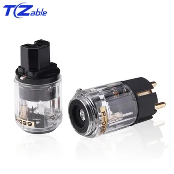 Hifi Power Plug Gold-plated Male Female Electrical Plug Eu Power Connector IEC Plug High Quality Audio Video Adapter DIY AC Plug
Hifi Power Plug Gold-plated Male Female Electrical Plug Eu Power Connector IEC Plug High Quality Audio Video Adapter DIY AC Plug