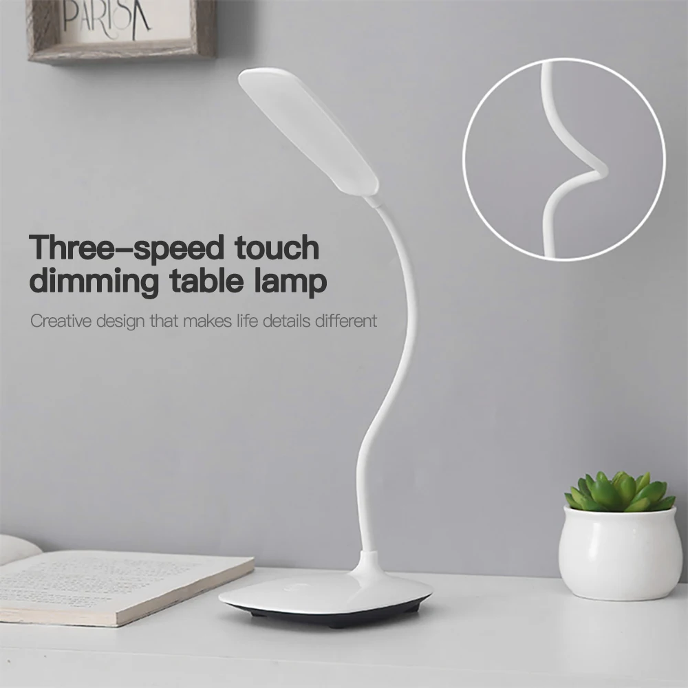 Novelty LED Table Lamp Eye Protection USB Rechageable LED Desk Lamp Touch Switch Reading Light Message Light 3 Mode Dimming
Novelty LED Table Lamp Eye Protection USB Rechageable LED Desk Lamp Touch Switch Reading Light Message Light 3 Mode Dimming