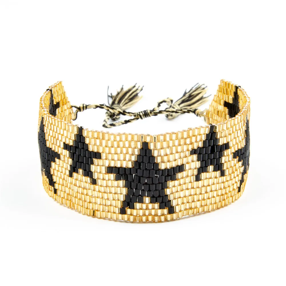 Fashion hand-woven bracelet tassel jewelry bohemian beach ethnic wind rice beads bracelet hot sale
Fashion hand-woven bracelet tassel jewelry bohemian beach ethnic wind rice beads bracelet hot sale
