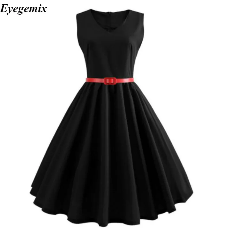 Office Dress Women 50s 60s Retro Summer Rockabilly Dress 2019 Casual Pinup V-Neck Tunic Big Swing with Belt Feminino Vestidos
Office Dress Women 50s 60s Retro Summer Rockabilly Dress 2019 Casual Pinup V-Neck Tunic Big Swing with Belt Feminino Vestidos