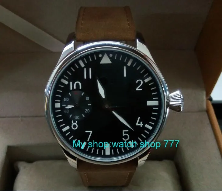 44mm PARNIS black dial Asian ST3600/6497 Mechanical Hand Wind movement Mechanical watches green Luminous men's watches sd336
44mm PARNIS black dial Asian ST3600/6497 Mechanical Hand Wind movement Mechanical watches green Luminous men's watches sd336