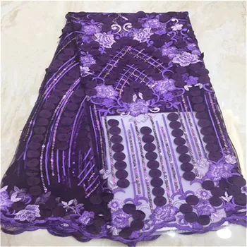 (5yards/pc) High Quality Purple African French Net Lace Fabric With Sequins And Wonderful Embroidery For Party
(5yards/pc) High Quality Purple African French Net Lace Fabric With Sequins And Wonderful Embroidery For Party