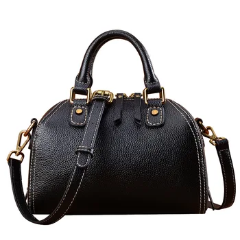 Genuine Leather New Style Women's Fashion Boston Bags Shouler Messenger Bags High Capacity Cow Leather Totes Flap Handbags
Genuine Leather New Style Women's Fashion Boston Bags Shouler Messenger Bags High Capacity Cow Leather Totes Flap Handbags