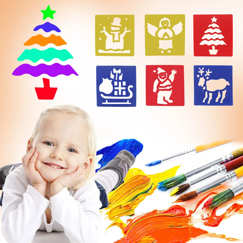 Cartoon Drawing Stencil Set Kids Education Toy DIY Hollow Painting Pattern Educational Toy for baby girl boy children #W30
Cartoon Drawing Stencil Set Kids Education Toy DIY Hollow Painting Pattern Educational Toy for baby girl boy children #W30