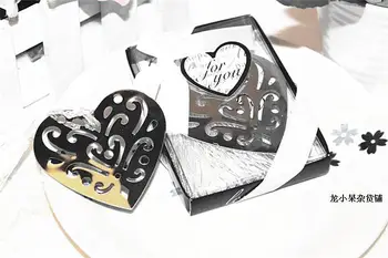 wedding favor gift and giveaways for guest -- Book Lovers Collection Heart Bookmark party Favors 20pcs/lot