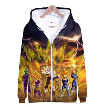 New 3D Anime Zipper Dragon Ball Hoodies sweatshirts 3d Cartoon Dragon Ball zipper Hoodie Fall Winter Casual Hooded Boy Pullover
New 3D Anime Zipper Dragon Ball Hoodies sweatshirts 3d Cartoon Dragon Ball zipper Hoodie Fall Winter Casual Hooded Boy Pullover