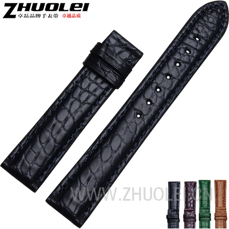 New arrivals Dark blue |Black|Brown|Purple Genuine Alligator watchband for watch straps 14mm 16mm 18mm 20mm 22mm New arrivals Dark blue |Black|Brown|Purple Genuine Alligator watchband for watch straps 14mm 16mm 18mm 20mm 22mm<br><br>Aliexpress