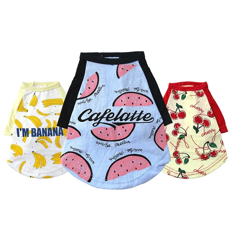 Pet Fashion Puppy Dog Printed Shirt Summer Clothes Elasticity Style Short Clothing Thin Sleeves Dog Summer Clothes Supplies
Pet Fashion Puppy Dog Printed Shirt Summer Clothes Elasticity Style Short Clothing Thin Sleeves Dog Summer Clothes Supplies