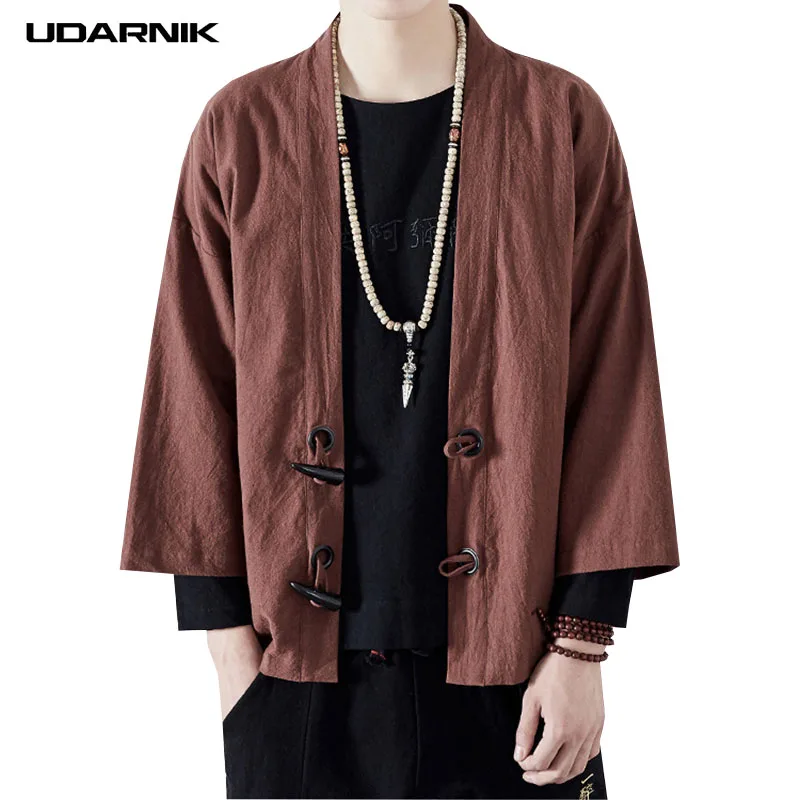 Men Coat Japanese Style Yukata Kimono 3/4 Sleeve Open Stitch Outwear Vintage Loose Cardigan Tang Suit Jacket Summer 223-139
Men Coat Japanese Style Yukata Kimono 3/4 Sleeve Open Stitch Outwear Vintage Loose Cardigan Tang Suit Jacket Summer 223-139