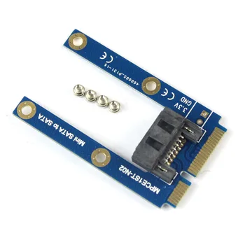 Mini PCI-E mSATA SSD To Flat SATA 7pin Hard Disk Drive PCBA Extension Adapter F21223
Mini PCI-E mSATA SSD To Flat SATA 7pin Hard Disk Drive PCBA Extension Adapter F21223