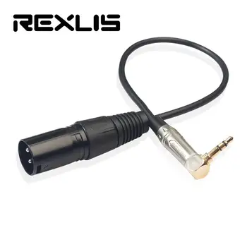 0.3m Shielded Microphone Cable TRS cable jack 3.5 female to XLR Male 3.5mm Stereo Plug REXLIS
0.3m Shielded Microphone Cable TRS cable jack 3.5 female to XLR Male 3.5mm Stereo Plug REXLIS