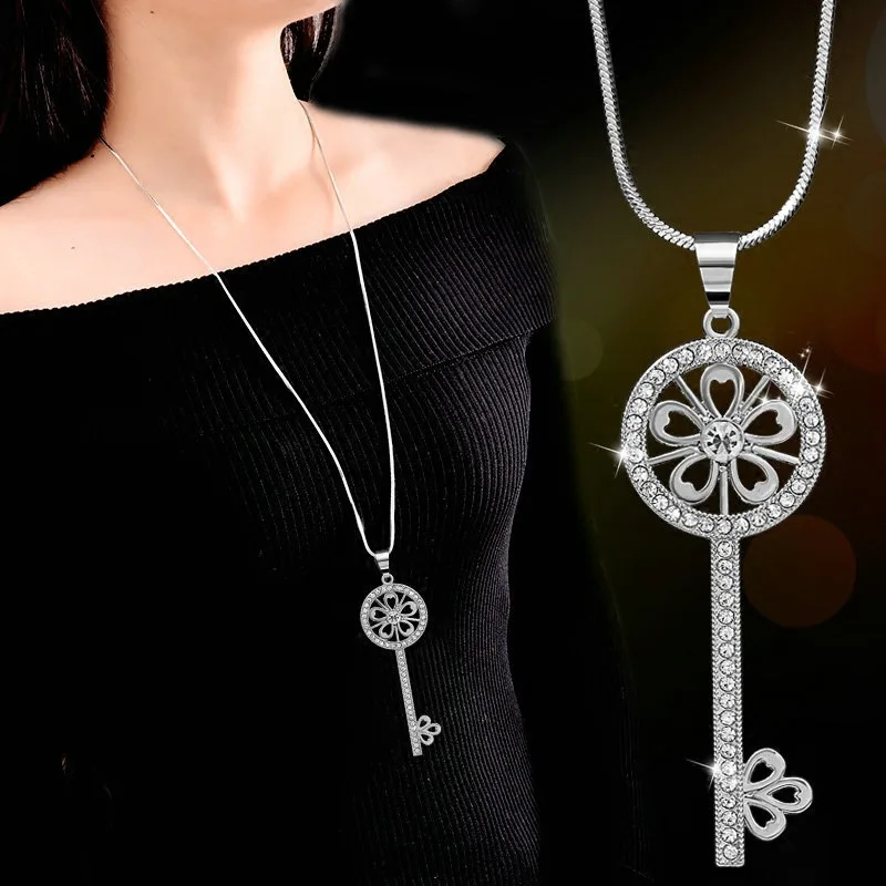 Free shipping! Key Shape Sweater Necklace Long Necklaces & Pendants Sweater Necklace For Women Decoration Jewelry wholeasles
Free shipping! Key Shape Sweater Necklace Long Necklaces & Pendants Sweater Necklace For Women Decoration Jewelry wholeasles