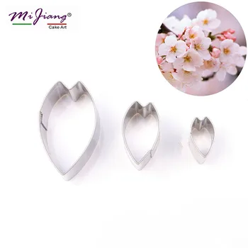 3pcs/set Stainless Steel Sakura Petal Cutters Set Diy Cake Decorating Tools Oriental Cherry Fondant Cookie Slicer Molds A406
3pcs/set Stainless Steel Sakura Petal Cutters Set Diy Cake Decorating Tools Oriental Cherry Fondant Cookie Slicer Molds A406