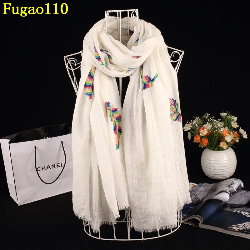 New Embroidery Feather Cotton Long Shawl Winter Women Flower Scarves Female Chevron Pashmina Brand Fringe Flowers Scarf
New Embroidery Feather Cotton Long Shawl Winter Women Flower Scarves Female Chevron Pashmina Brand Fringe Flowers Scarf