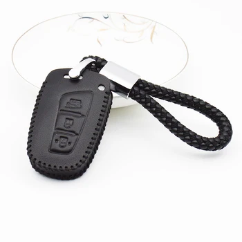 Car Remote Key Case Cover For Hyundai 2017 2018 Solaris I20 I30 Santa fe IX35 Creta Elantra I10 IX25 Real Leather Key Ring Shell
Car Remote Key Case Cover For Hyundai 2017 2018 Solaris I20 I30 Santa fe IX35 Creta Elantra I10 IX25 Real Leather Key Ring Shell