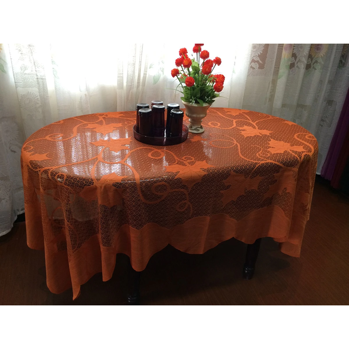 1pc Tablecloth Pumpkin Pattern Autumn Lace Maple Leaves High Quality Durable Table Cover for Halloween Thanksgiving Day Party
1pc Tablecloth Pumpkin Pattern Autumn Lace Maple Leaves High Quality Durable Table Cover for Halloween Thanksgiving Day Party
