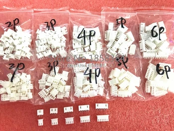 100Sets/Lot Mix Kit XH2.54 2P 3P 4P 5P 6P Connector Leads Header Housing Pin header Terminal Set 
100Sets/Lot Mix Kit XH2.54 2P 3P 4P 5P 6P Connector Leads Header Housing Pin header Terminal Set