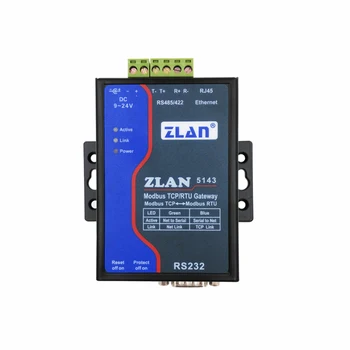 Serial server Modbus Modbus RTU and Modbus TCP mutual transfer ZLAN5143 RS232 RS485 RS422 to Ethernet RJ45 Converter Modbus
Serial server Modbus Modbus RTU and Modbus TCP mutual transfer ZLAN5143 RS232 RS485 RS422 to Ethernet RJ45 Converter Modbus