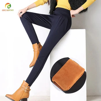 GECADYNY High Quality New 2019 Harem Pants Women Winter Slim Pants Plus Thick Velvet Warm Trousers Plus Size S-6XL Free Shipping
GECADYNY High Quality New 2019 Harem Pants Women Winter Slim Pants Plus Thick Velvet Warm Trousers Plus Size S-6XL Free Shipping