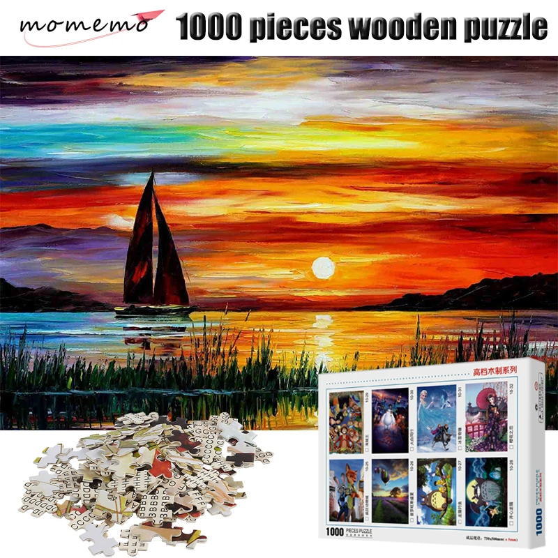 MOMEMO Beautiful Sunrise Puzzles Jigsaw 1000 Pieces Wooden Puzzle Landscape Jigsaw Puzzle for Adult Kid Children Toys Home Decor
MOMEMO Beautiful Sunrise Puzzles Jigsaw 1000 Pieces Wooden Puzzle Landscape Jigsaw Puzzle for Adult Kid Children Toys Home Decor