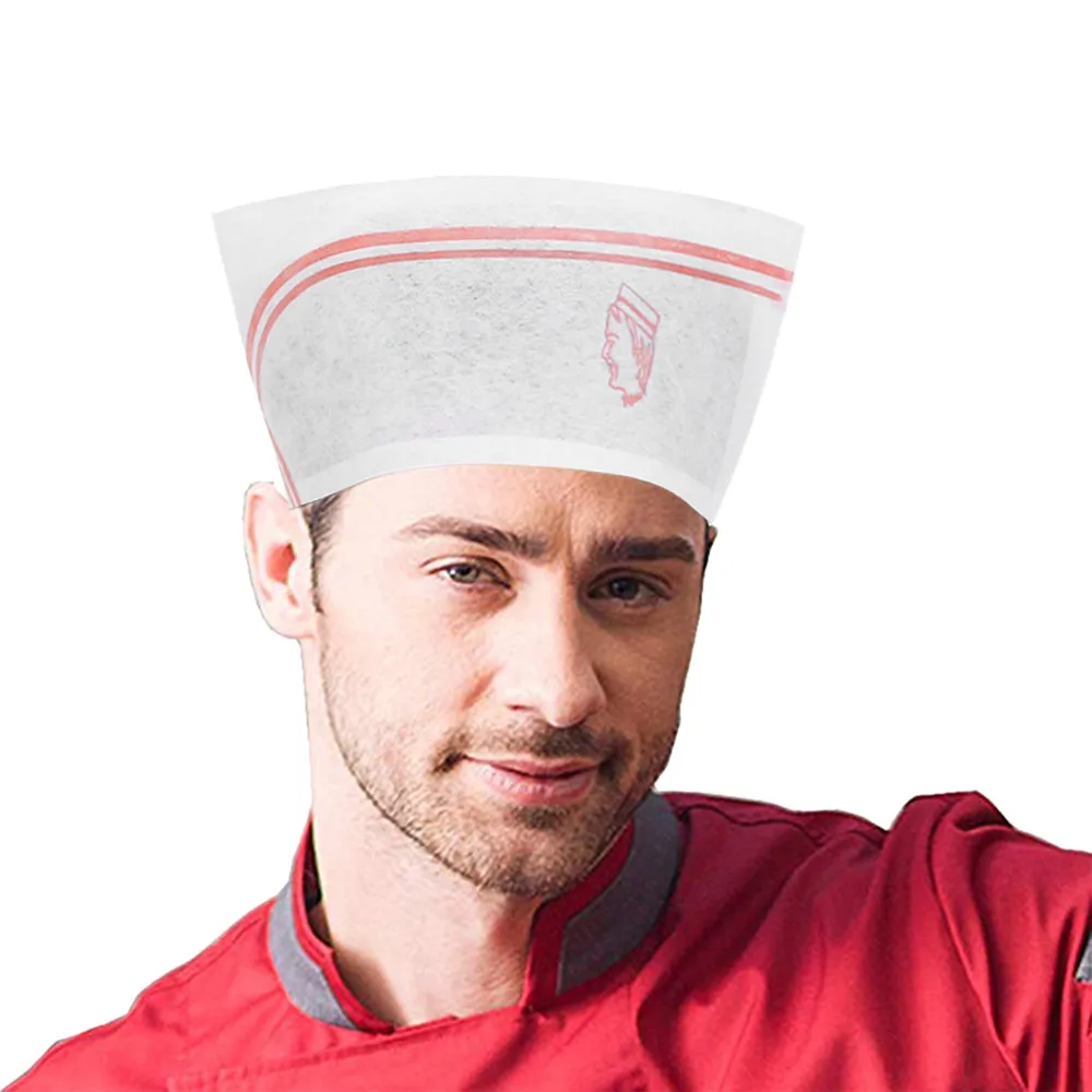 10PCS Disposable Non-woven Paper Caps Chef Hat for Restaurant Kitchen Hotel Home Home Garden Decorative Supplies Tool
10PCS Disposable Non-woven Paper Caps Chef Hat for Restaurant Kitchen Hotel Home Home Garden Decorative Supplies Tool