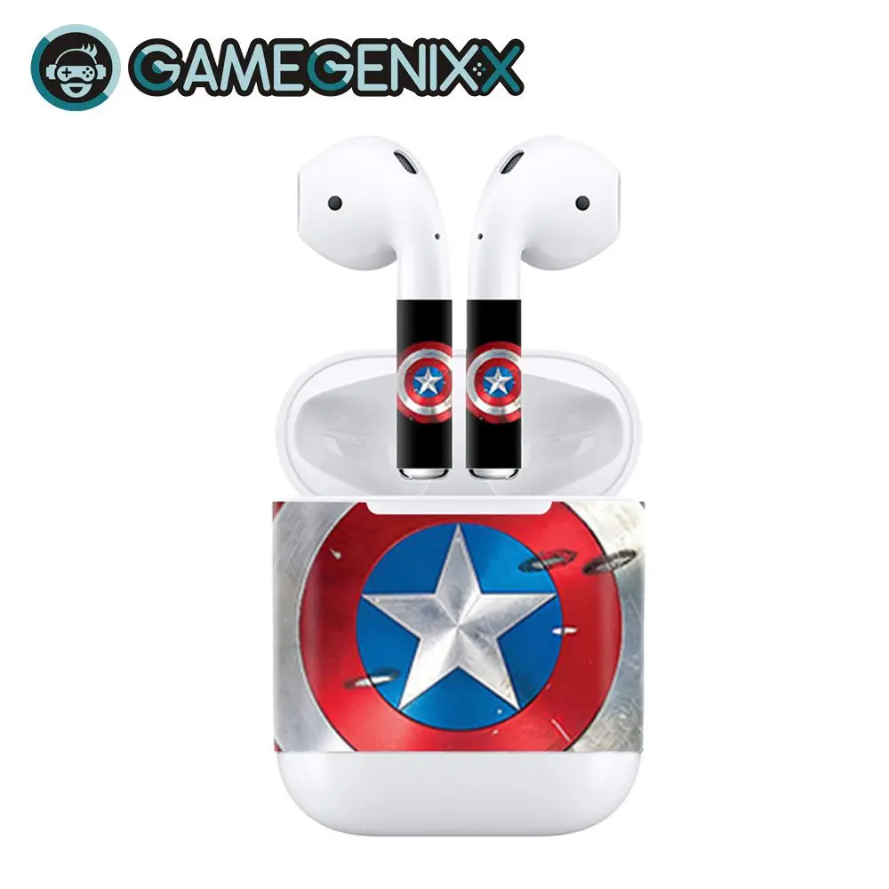 GAMEGENIXX Skin Sticker Vinyl Decal Protective Cover Custom Skin for Airpods - Captain America
GAMEGENIXX Skin Sticker Vinyl Decal Protective Cover Custom Skin for Airpods - Captain America