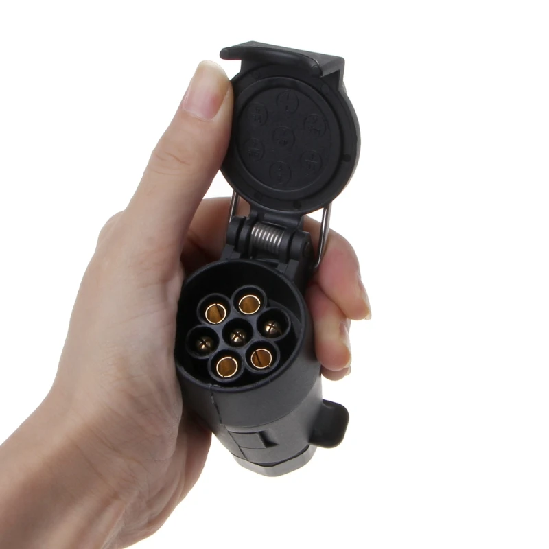 Car-Styling 7 Pin Waterproof Plugs Socket Adapter Tow Hook Towing Trailer Wire Connector Automobiles Cables, Adapters & Sockets
Car-Styling 7 Pin Waterproof Plugs Socket Adapter Tow Hook Towing Trailer Wire Connector Automobiles Cables, Adapters & Sockets