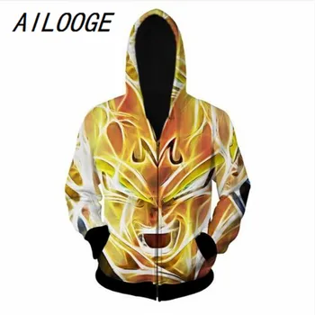 AILOOGE Dragon Ball Z Hoodies Super Saiyan Zipper Outerwear Goku/Vegeta/Majin Buu 3D Hoodie Women Men Loose Hooded Sweatshirt
AILOOGE Dragon Ball Z Hoodies Super Saiyan Zipper Outerwear Goku/Vegeta/Majin Buu 3D Hoodie Women Men Loose Hooded Sweatshirt