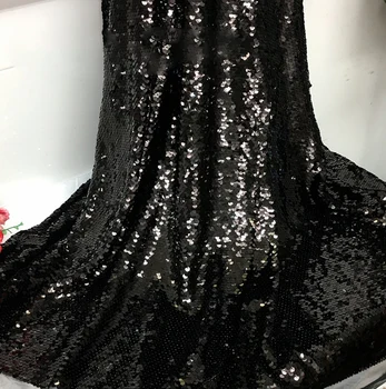 5MM Black Double-layer Sequins Fabric soft Mesh Telas Designer DIY Party Dress Material Super Encrypted flake fish scale fabric
5MM Black Double-layer Sequins Fabric soft Mesh Telas Designer DIY Party Dress Material Super Encrypted flake fish scale fabric
