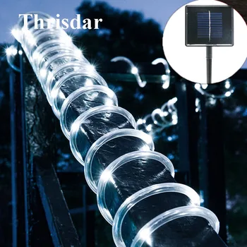Thrisdar 12M 100 LED Solar Rope String Light Waterproof Copper Wire Outdoor Tube Fairy String Lights For Christmas Garden Patio
Thrisdar 12M 100 LED Solar Rope String Light Waterproof Copper Wire Outdoor Tube Fairy String Lights For Christmas Garden Patio