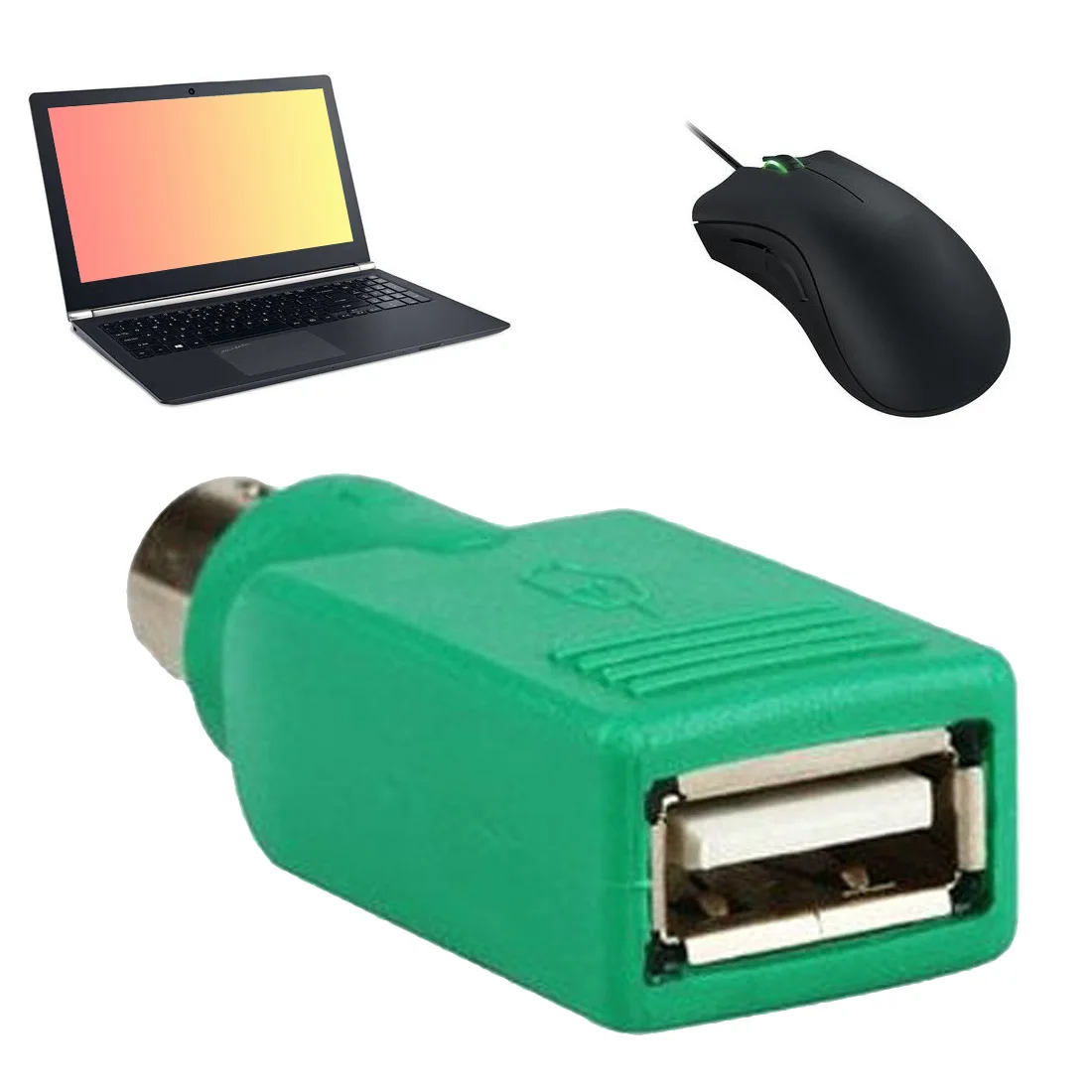 USB Male For PS2 Female Cable for Computers PC Laptop Notebooks Adapter Converter Lightweight Practical
USB Male For PS2 Female Cable for Computers PC Laptop Notebooks Adapter Converter Lightweight Practical