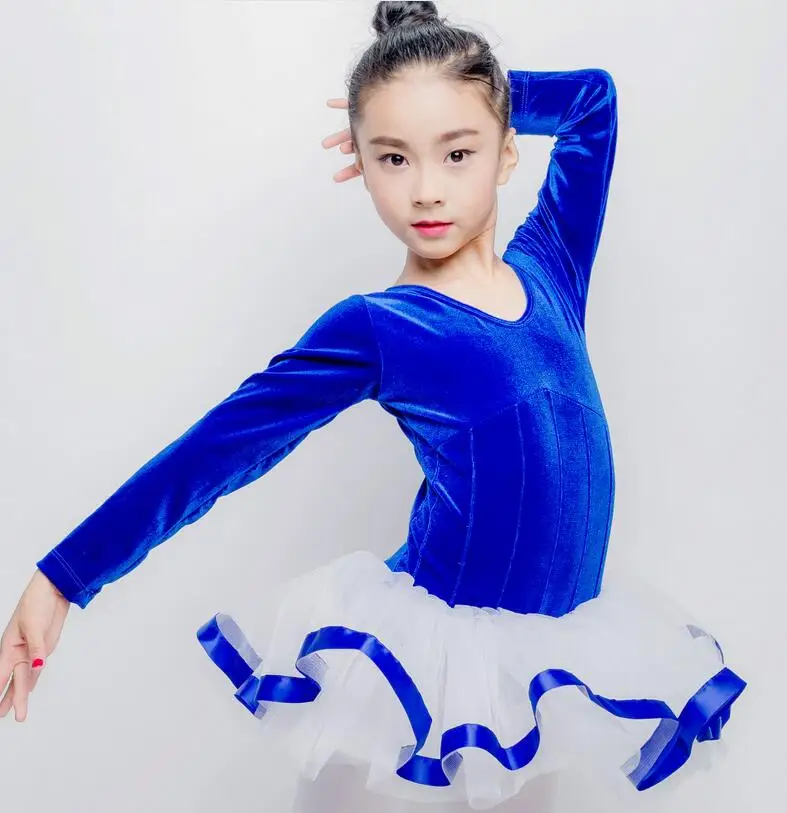 Long Sleeves Velvet Gymnastics Leotard Ballet Tutu Dance Dress For Girls Classical Ballerina Costumes Ballet Clothes Children
Long Sleeves Velvet Gymnastics Leotard Ballet Tutu Dance Dress For Girls Classical Ballerina Costumes Ballet Clothes Children