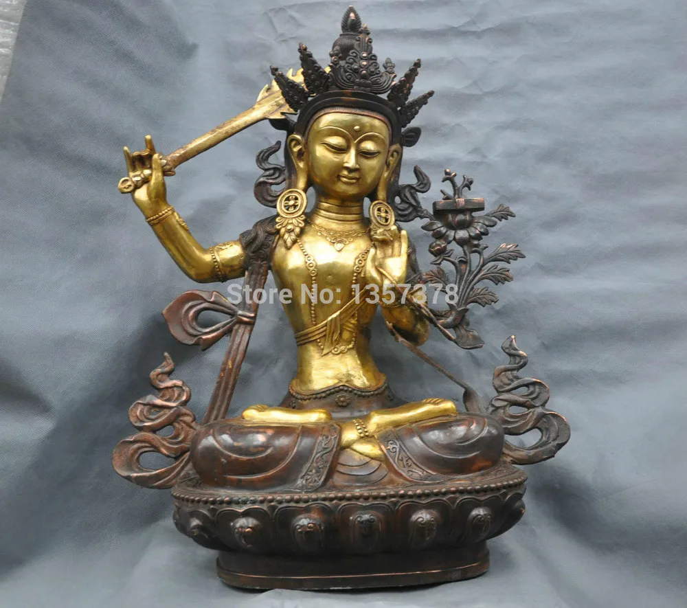 shitou 00397 28''China Tibet Tibetan Buddhism Bodhisattva Manjusri Amitabha red copper Statue discount 30% (C0324)
shitou 00397 28''China Tibet Tibetan Buddhism Bodhisattva Manjusri Amitabha red copper Statue discount 30% (C0324)