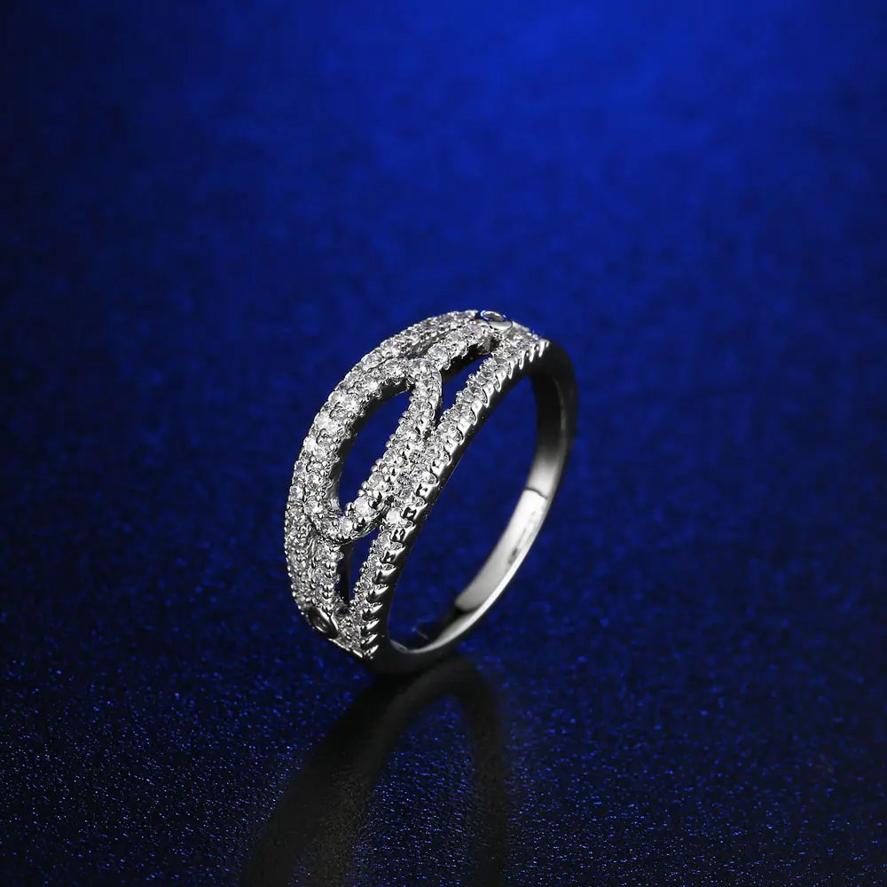 FYM Brand New Arrival Luxury Design Classic Ring Round Silver Zircon Crystal Fashion Women Finger Rings for Party Gift Wedding
FYM Brand New Arrival Luxury Design Classic Ring Round Silver Zircon Crystal Fashion Women Finger Rings for Party Gift Wedding