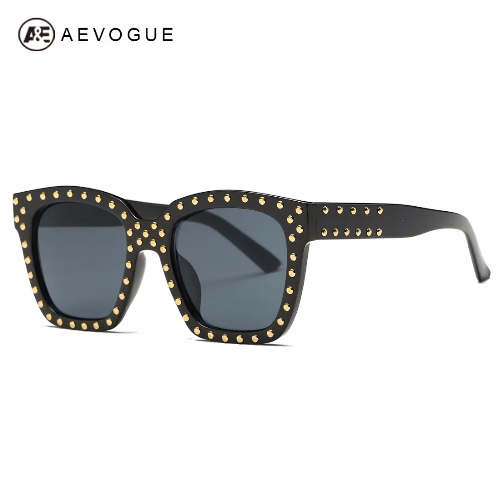 AEVOGUE Sunglasses Women Steampunk Brand Designer Rivets Decoration Acetate Frame Mirror lens Sun Glasses AE0488
AEVOGUE Sunglasses Women Steampunk Brand Designer Rivets Decoration Acetate Frame Mirror lens Sun Glasses AE0488