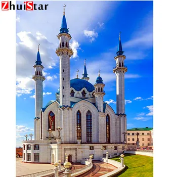 5D Diamond Painting Full Square Mosque Diamond Embroidery Cross Stitch Rhinestones Mosaic Wall Stickers XY1
5D Diamond Painting Full Square Mosque Diamond Embroidery Cross Stitch Rhinestones Mosaic Wall Stickers XY1
