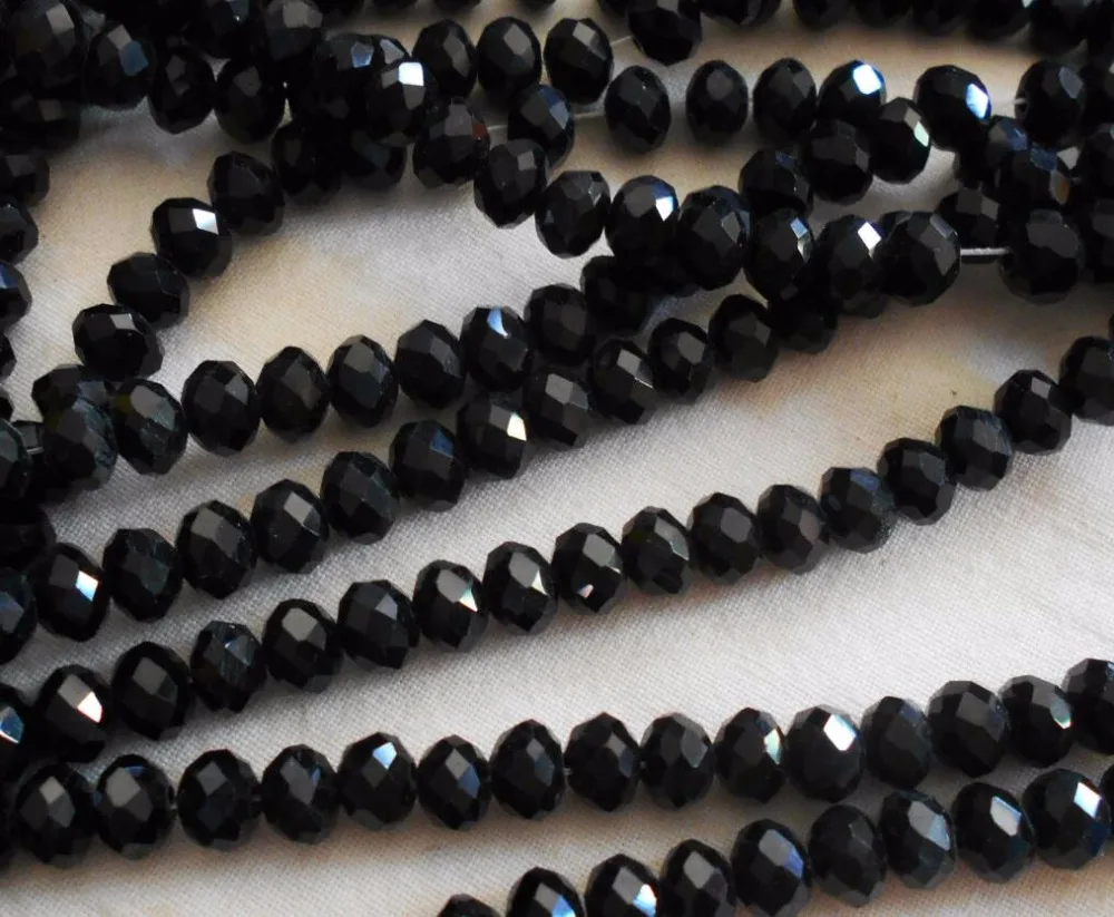 Black Color 8mm 70pcs Rondelle Austria faceted Crystal Glass Beads Loose Spacer Round Beads for Jewelry Making
Black Color 8mm 70pcs Rondelle Austria faceted Crystal Glass Beads Loose Spacer Round Beads for Jewelry Making