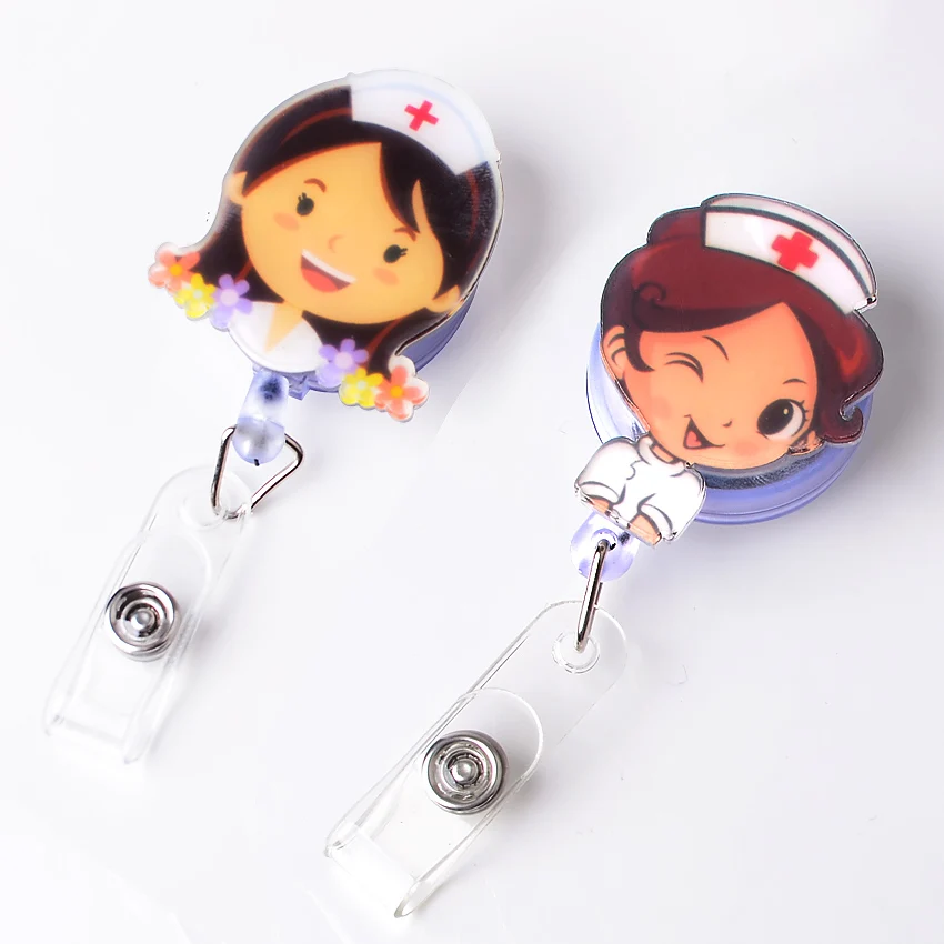 1PC Cute badge reel id holder retractable badge holder cartoon Student nurse lanyards id badge holder Clip Name card holder
1PC Cute badge reel id holder retractable badge holder cartoon Student nurse lanyards id badge holder Clip Name card holder